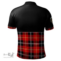Scottish Majoribanks Clan Half Of Tartan Crest Tartan Polo Shirt Scottish Plaid Tartan Plaid - ScotsTee - scotstee.com