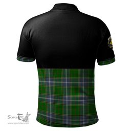 Scottish Pringle Clan Half Of Tartan Crest Tartan Polo Shirt Scottish Plaid Tartan Plaid - ScotsTee - scotstee.com