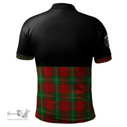 Scottish Lennox Clan Half Of Tartan Crest Tartan Polo Shirt Scottish Plaid Tartan Plaid - ScotsTee - scotstee.com