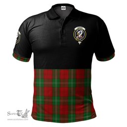 Scottish Lennox Clan Half Of Tartan Crest Tartan Polo Shirt Scottish Plaid Tartan Plaid - ScotsTee - scotstee.com