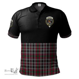 Scottish Borthwick Clan Half Of Tartan Crest Tartan Polo Shirt Scottish Plaid Tartan Plaid - ScotsTee - scotstee.com