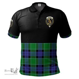 Scottish Monteith Clan Half Of Tartan Crest Tartan Polo Shirt Scottish Plaid Tartan Plaid - ScotsTee - scotstee.com