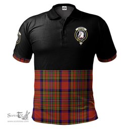 Scottish Hepburn Clan Half Of Tartan Crest Tartan Polo Shirt Scottish Plaid Tartan Plaid - ScotsTee - scotstee.com