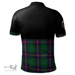 Scottish Young Clan Half Of Tartan Crest Tartan Polo Shirt Scottish Plaid Tartan Plaid - ScotsTee - scotstee.com