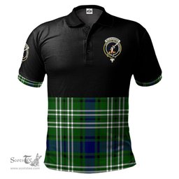 Scottish Blackadder Clan Half Of Tartan Crest Tartan Polo Shirt Scottish Plaid Tartan Plaid - ScotsTee - scotstee.com