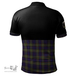 Scottish MacLellan Clan Half Of Tartan Crest Tartan Polo Shirt Scottish Plaid Tartan Plaid - ScotsTee - scotstee.com
