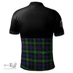 Scottish Farquharson Clan Half Of Tartan Crest Tartan Polo Shirt Scottish Plaid Tartan Plaid - ScotsTee - scotstee.com