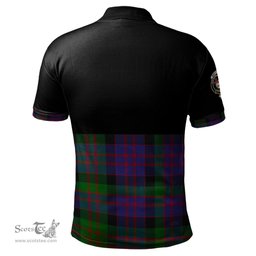 Scottish MacDonald Clan Half Of Tartan Crest Tartan Polo Shirt Scottish Plaid Tartan Plaid - ScotsTee - scotstee.com