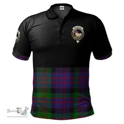 Scottish MacDonald Clan Half Of Tartan Crest Tartan Polo Shirt Scottish Plaid Tartan Plaid - ScotsTee - scotstee.com