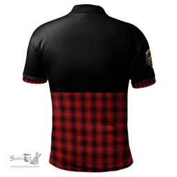 Scottish MacIver Clan Half Of Tartan Crest Tartan Polo Shirt Scottish Plaid Tartan Plaid - ScotsTee - scotstee.com