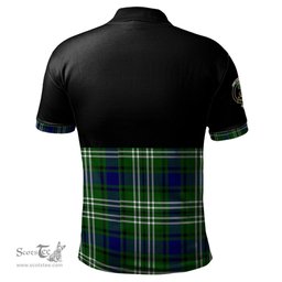 Scottish Swinton Clan Half Of Tartan Crest Tartan Polo Shirt Scottish Plaid Tartan Plaid - ScotsTee - scotstee.com