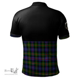Scottish Fleming Clan Half Of Tartan Crest Tartan Polo Shirt Scottish Plaid Tartan Plaid - ScotsTee - scotstee.com