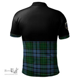 Scottish Forsyth Clan Half Of Tartan Crest Tartan Polo Shirt Scottish Plaid Tartan Plaid - ScotsTee - scotstee.com