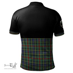 Scottish Bisset Clan Half Of Tartan Crest Tartan Polo Shirt Scottish Plaid Tartan Plaid - ScotsTee - scotstee.com