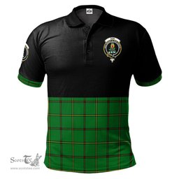 Scottish Don Clan Half Of Tartan Crest Tartan Polo Shirt Scottish Plaid Tartan Plaid - ScotsTee - scotstee.com