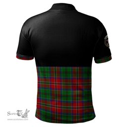 Scottish MacCulloch Clan Half Of Tartan Crest Tartan Polo Shirt Scottish Plaid Tartan Plaid - ScotsTee - scotstee.com