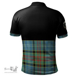 Scottish Walkinshaw Clan Half Of Tartan Crest Tartan Polo Shirt Scottish Plaid Tartan Plaid - ScotsTee - scotstee.com