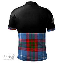 Scottish Crichton Clan Half Of Tartan Crest Tartan Polo Shirt Scottish Plaid Tartan Plaid - ScotsTee - scotstee.com