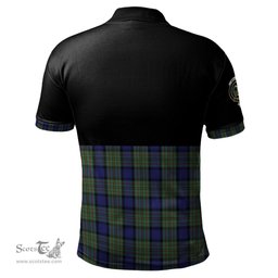 Scottish MacLaren Clan Half Of Tartan Crest Tartan Polo Shirt Scottish Plaid Tartan Plaid - ScotsTee - scotstee.com