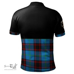 Scottish Wedderburn Clan Half Of Tartan Crest Tartan Polo Shirt Scottish Plaid Tartan Plaid - ScotsTee - scotstee.com