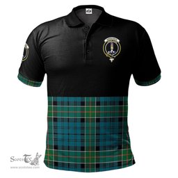 Scottish Kirkpatrick Clan Half Of Tartan Crest Tartan Polo Shirt Scottish Plaid Tartan Plaid - ScotsTee - scotstee.com