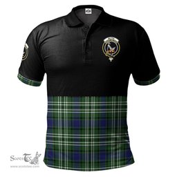 Scottish Blyth Clan Half Of Tartan Crest Tartan Polo Shirt Scottish Plaid Tartan Plaid - ScotsTee - scotstee.com