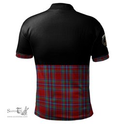Scottish Spens Clan Half Of Tartan Crest Tartan Polo Shirt Scottish Plaid Tartan Plaid - ScotsTee - scotstee.com