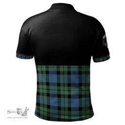 Scottish MacKay Ancient Clan Half Of Tartan Crest Tartan Polo Shirt Scottish Plaid Tartan Plaid - ScotsTee - scotstee.com