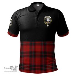 Scottish Wemyss Clan Half Of Tartan Crest Tartan Polo Shirt Scottish Plaid Tartan Plaid - ScotsTee - scotstee.com