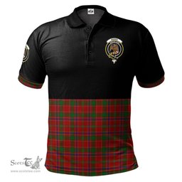 Scottish Munro Clan Half Of Tartan Crest Tartan Polo Shirt Scottish Plaid Tartan Plaid - ScotsTee - scotstee.com