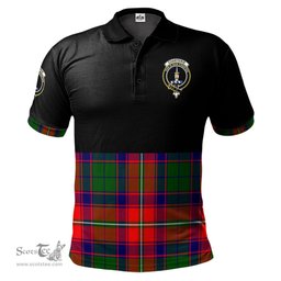 Scottish Charteris Clan Half Of Tartan Crest Tartan Polo Shirt Scottish Plaid Tartan Plaid - ScotsTee - scotstee.com