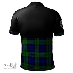 Scottish Bannatyne Clan Half Of Tartan Crest Tartan Polo Shirt Scottish Plaid Tartan Plaid - ScotsTee - scotstee.com
