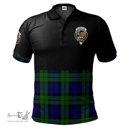 Scottish Bannatyne Clan Half Of Tartan Crest Tartan Polo Shirt Scottish Plaid Tartan Plaid - ScotsTee - scotstee.com