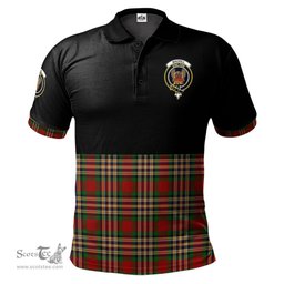 Scottish MacGill Clan Half Of Tartan Crest Tartan Polo Shirt Scottish Plaid Tartan Plaid - ScotsTee - scotstee.com