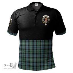 Scottish Melville Clan Half Of Tartan Crest Tartan Polo Shirt Scottish Plaid Tartan Plaid - ScotsTee - scotstee.com