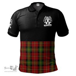 Scottish Blackstock Red Dress Clan Half Of Tartan Crest Tartan Polo Shirt Scottish Plaid Tartan Plaid - ScotsTee - scotstee.com
