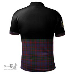 Scottish Cumming Clan Half Of Tartan Crest Tartan Polo Shirt Scottish Plaid Tartan Plaid - ScotsTee - scotstee.com