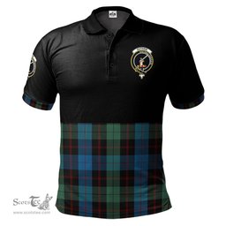 Scottish Guthrie Clan Half Of Tartan Crest Tartan Polo Shirt Scottish Plaid Tartan Plaid - ScotsTee - scotstee.com