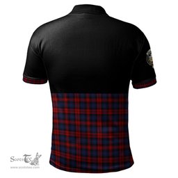 Scottish MacLachlan Clan Half Of Tartan Crest Tartan Polo Shirt Scottish Plaid Tartan Plaid - ScotsTee - scotstee.com