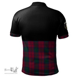 Scottish Lindsay Clan Half Of Tartan Crest Tartan Polo Shirt Scottish Plaid Tartan Plaid - ScotsTee - scotstee.com