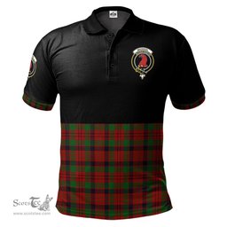 Scottish MacNicol Clan Half Of Tartan Crest Tartan Polo Shirt Scottish Plaid Tartan Plaid - ScotsTee - scotstee.com