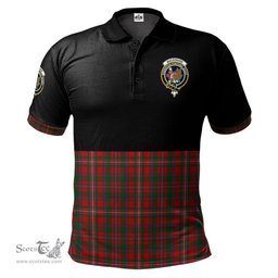Scottish MacKinnon Clan Half Of Tartan Crest Tartan Polo Shirt Scottish Plaid Tartan Plaid - ScotsTee - scotstee.com