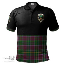 Scottish Crosbie Clan Half Of Tartan Crest Tartan Polo Shirt Scottish Plaid Tartan Plaid - ScotsTee - scotstee.com