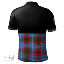 Scottish Pennycook Clan Half Of Tartan Crest Tartan Polo Shirt Scottish Plaid Tartan Plaid - ScotsTee - scotstee.com