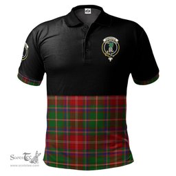 Scottish Somerville Clan Half Of Tartan Crest Tartan Polo Shirt Scottish Plaid Tartan Plaid - ScotsTee - scotstee.com