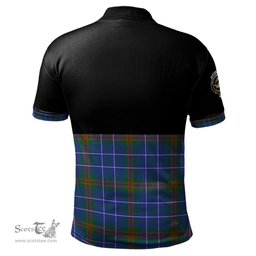 Scottish Edmonstone Clan Half Of Tartan Crest Tartan Polo Shirt Scottish Plaid Tartan Plaid - ScotsTee - scotstee.com