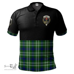 Scottish Learmonth Clan Half Of Tartan Crest Tartan Polo Shirt Scottish Plaid Tartan Plaid - ScotsTee - scotstee.com