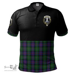 Scottish MacCallum Clan Half Of Tartan Crest Tartan Polo Shirt Scottish Plaid Tartan Plaid - ScotsTee - scotstee.com