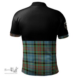 Scottish Cathcart Clan Half Of Tartan Crest Tartan Polo Shirt Scottish Plaid Tartan Plaid - ScotsTee - scotstee.com