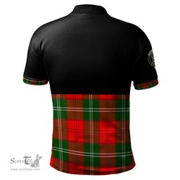Scottish Gartshore Clan Half Of Tartan Crest Tartan Polo Shirt Scottish Plaid Tartan Plaid - ScotsTee - scotstee.com